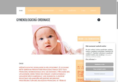 Zobrazit webové stránky Gynekologická ambulance - MUDr. Lea Chroustová