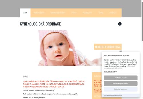 Zobrazit webové stránky Gynekologická ambulance - MUDr. Lea Chroustová