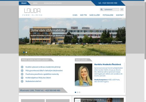 Zobrazit webové stránky Zubní klinika Louda