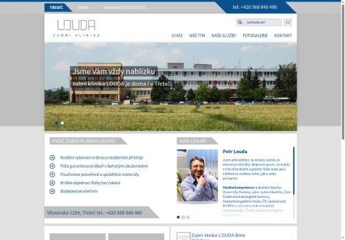 Zobrazit webové stránky Zubní klinika Louda
