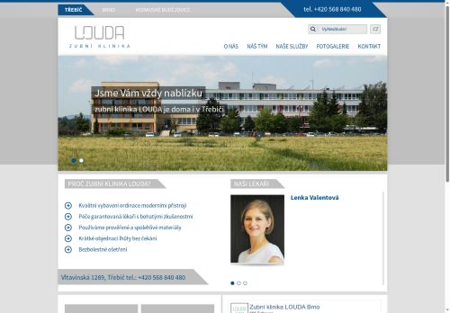 Zobrazit webové stránky Zubní klinika Louda