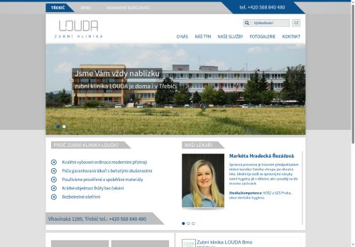 Zobrazit webové stránky Zubní klinika Louda