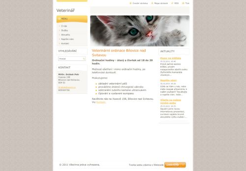 Zobrazit webové stránky Veterinární ambulance - MVDr. Lucie Drábková, MVDr. Petr Drábek