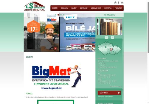 Libor Smejkal nabízí práci na pozici Řidič,skladník (m/ž) v obci Velké Meziříčí
