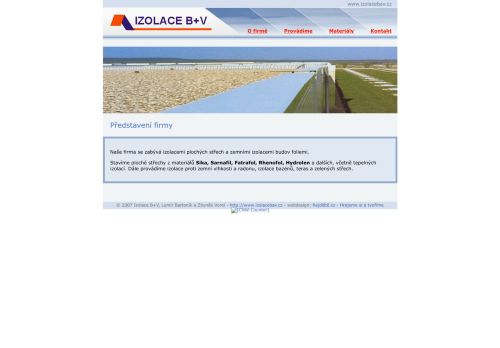 Zobrazit webové stránky Izolace B a V, s.r.o.