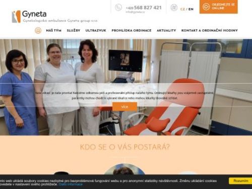 Gynekologie GYNETA - MUDr. Miluše Jaitnerová, MUDr. Petra Tlustošová