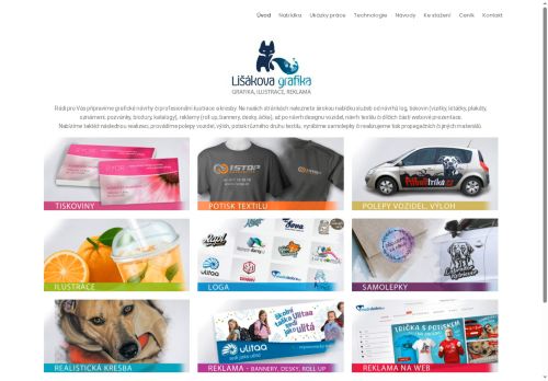 Zobrazit webové stránky Grafické studio Lišákova grafika