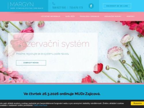 Gynekologie MARGYN - MUDr. Markéta Mařáková, MUDr. Marie Spieglová