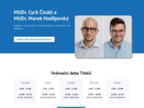 Praktický lékař - MUDr. Cyril Činátl