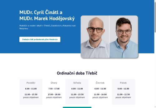 Zobrazit webové stránky Praktický lékař - MUDr. Cyril Činátl