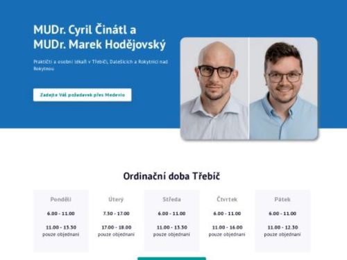 Praktický lékař - MUDr. Cyril Činátl