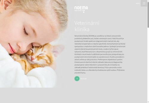 Zobrazit webové stránky Veterinární klinika Noema
