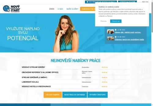 Zobrazit webové stránky NOVÝ START, personální agentura s.r.o.