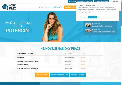 Zobrazit webové stránky NOVÝ START, personální agentura s.r.o.