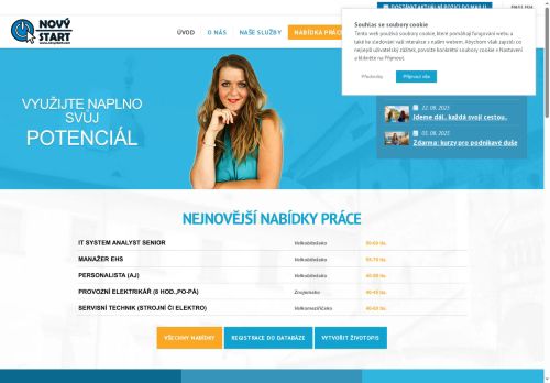 Zobrazit webové stránky NOVÝ START, personální agentura s.r.o.