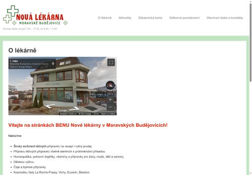 Zobrazit webové stránky Nová lékárna