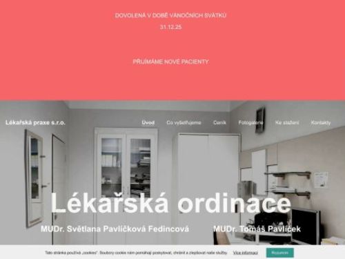 Praktický lékař - MUDr. Tomáš Pavlíček