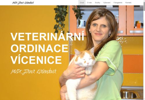 Zobrazit webové stránky Veterinární ordinace - MVDr. Jana Kalendová