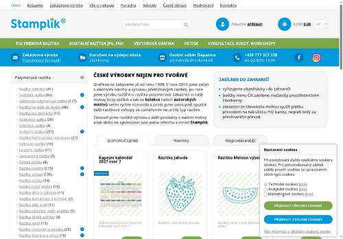 Zobrazit webové stránky Stamplik – výroba razítek