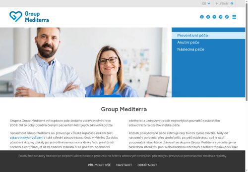 MEDITERRA s.r.o. nabízí práci na pozici Uklízeči a pomocníci ve zdravot. a sociálních zařízeních (M/Ž) v obci Praha