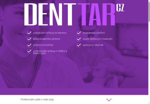 Zobrazit webové stránky Zubní lékař - MUDr. Kateřina Tarasová