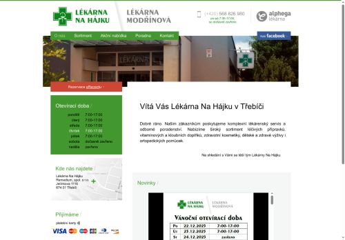 Zobrazit webové stránky Lékárna Na Hájku