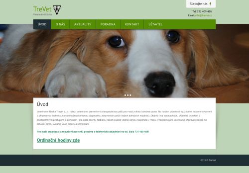 Zobrazit webové stránky Veterinární klinika TreVet