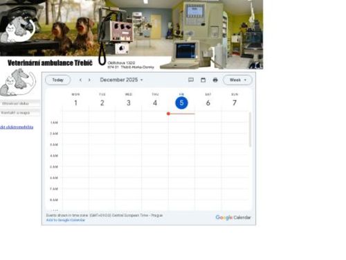 Veterinární ordinace - MVDr. Sylva Kobylarzová
