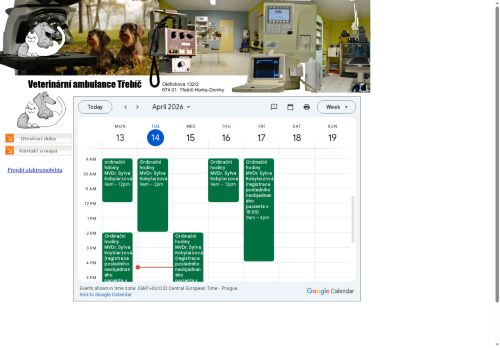 Zobrazit webové stránky Veterinární ordinace - MVDr. Sylva Kobylarzová