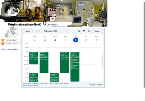 Zobrazit webové stránky Veterinární ordinace - MVDr. Sylva Kobylarzová