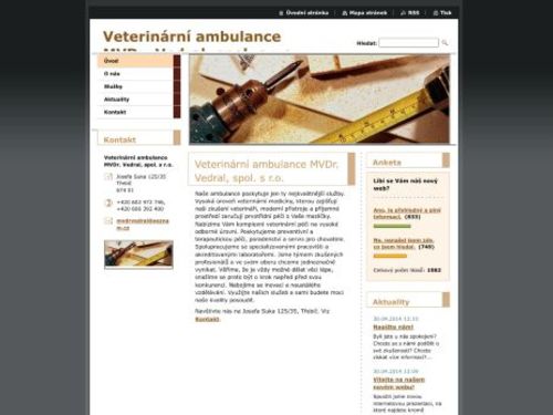 Veterinární ordinace - MVDr. Vedral, spol. s r.o.