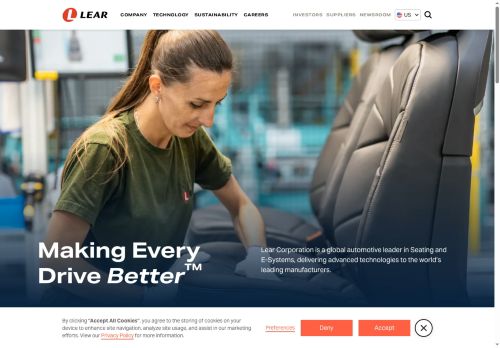 Lear Corporation Czech Republic s.r.o. nabízí práci na pozici Operátoři v obci Kostelec