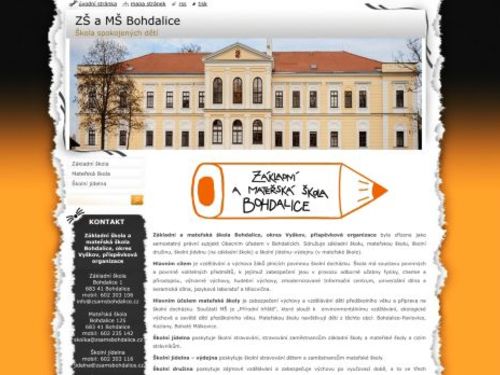 Mateřská škola  Bohdalice