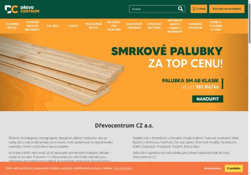 Dřevocentrum CZ, a.s. nabízí práci na pozici skladník m/ž v obci Znojmo