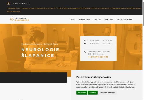 Zobrazit webové stránky Neurologická ambulance - MUDr. Pavel Chadim