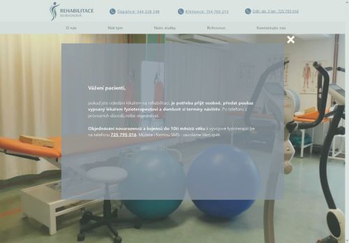 Zobrazit webové stránky Rehabilitace - Burianová, s. r. o.
