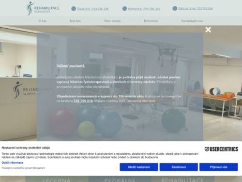Rehabilitace - Burianová, s. r. o.
