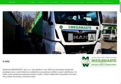 MEGAWASTE, spol. s r.o. nabízí práci na pozici správce areálu M/Ž v obci Hodonín