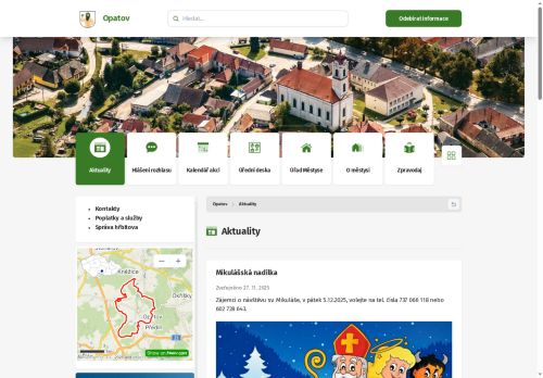Zobrazit webové stránky Úřad městyse Opatov