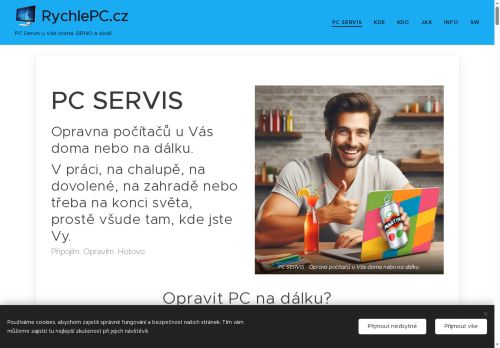 Zobrazit webové stránky PC Servis u Vás doma.