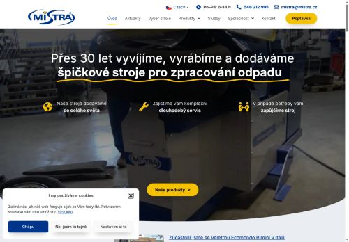 Zobrazit webové stránky MISTRA s.r.o.