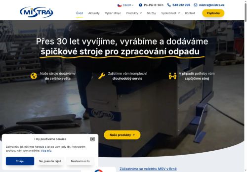 Zobrazit webové stránky MISTRA s.r.o.