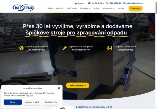Zobrazit webové stránky MISTRA s.r.o.