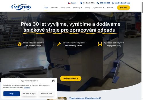 Zobrazit webové stránky MISTRA s.r.o.