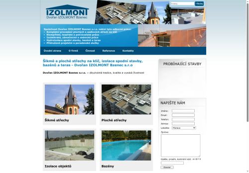 Zobrazit webové stránky Dvořan IZOLMONT Bzenec