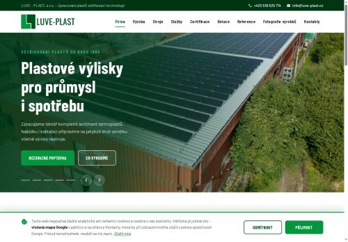 LUVE - PLAST, s.r.o. nabízí práci na pozici operátor/operátorka ve výrobě v obci Kelčany