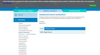 Zobrazit webové stránky Všeobecná interní ambulance - MUDr. Magda Alexová