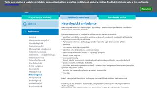 Zobrazit webové stránky Neurologická ambulance I - MUDr. Miloš Brückner