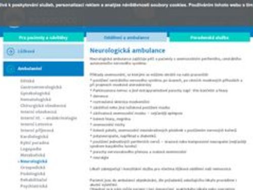 Neurologická ambulance II, EMG - MUDr. Nina Pluháčková