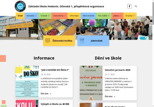 Zobrazit webové stránky Základní škola Hodonín, Očovská 1